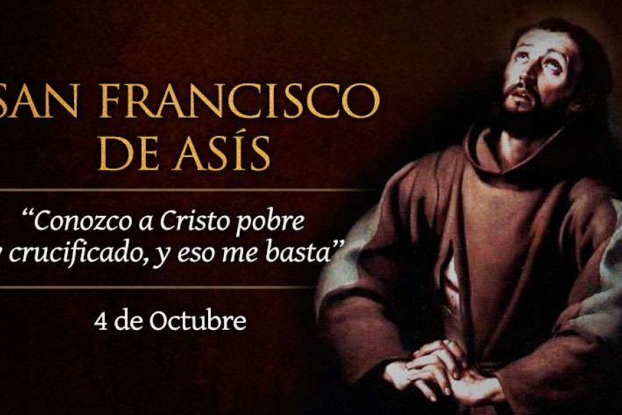 La Iglesia Católica celebra hoy a San Francisco de Asís, ejemplo de  pobreza, armonía y paz - Info General | Corrientes Hoy