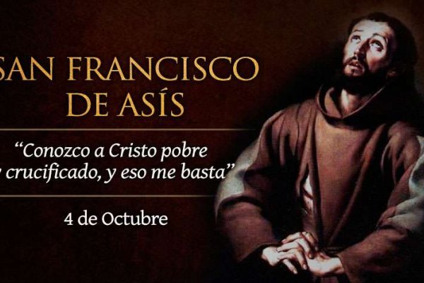 La Iglesia Católica celebra hoy a San Francisco de Asís, ejemplo de pobreza, armonía y paz