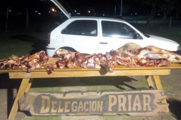 Abigeato en Alvear: Secuestran carne vacuna