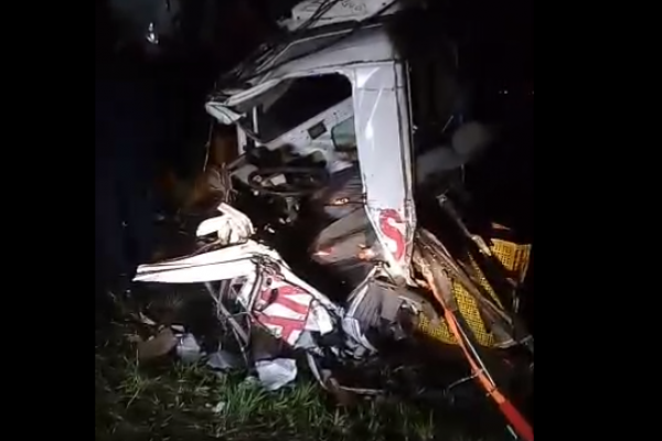 VIDEO- Dos muertos en un accidente fatal en Alvear