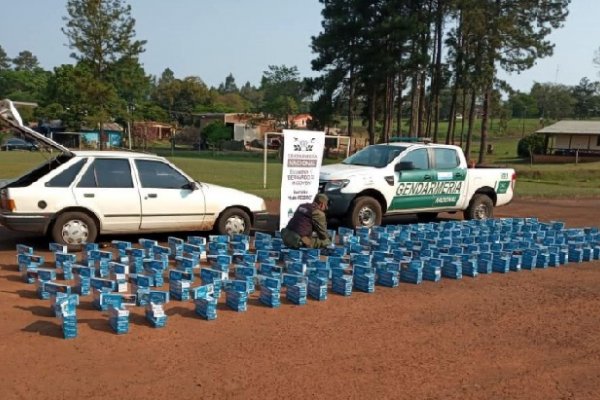 Misiones: Viajaba con 7.500 paquetes de cigarrillos extranjeros en el interior de su vehículo