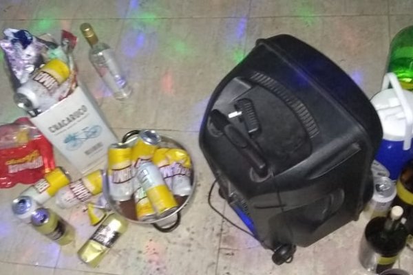 Fiesta clandestina con casi 50 personas en Concepción