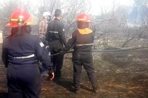 Bomberos lograron sofocar varios focos de incendio en Paso de La Patria