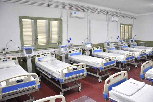 Casi 100 personas están internadas en el Hospital de Campaña