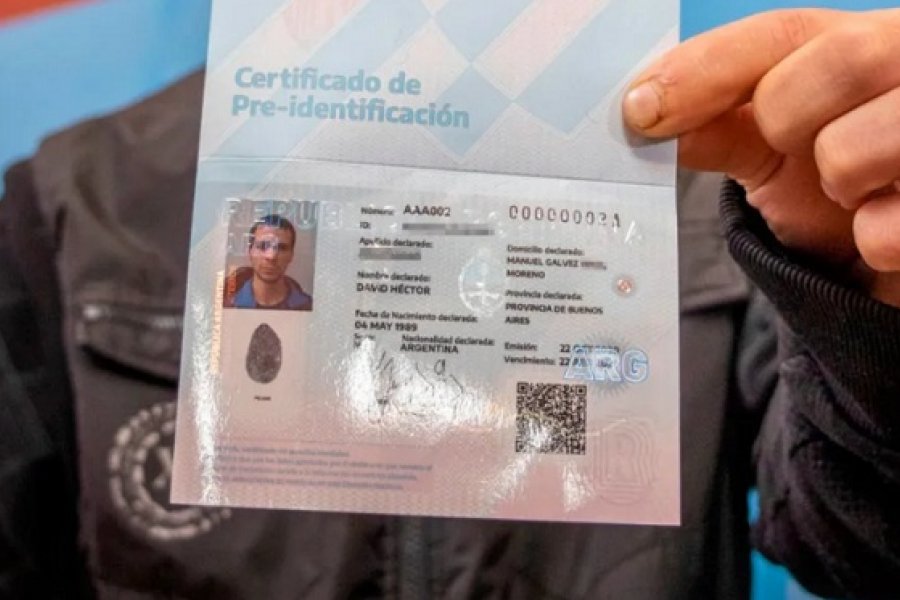 Así será el certificado de pre identificación para quienes no posean DNI