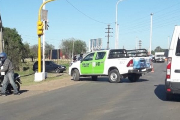 Joven motociclista grave tras siniestro vial sobre Ruta 5