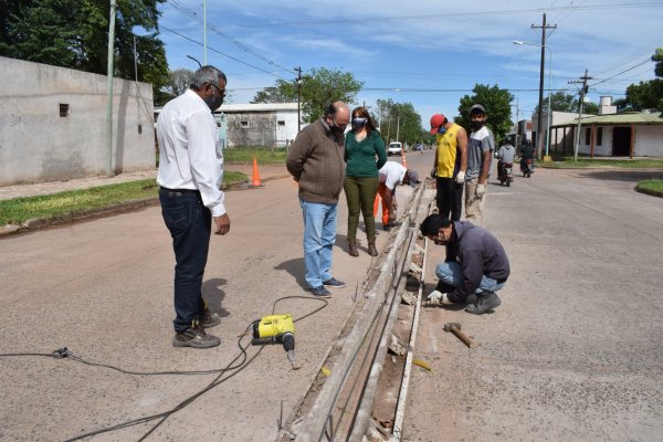 El intendente Caram recorrió las obras que se realizan en la ciudad