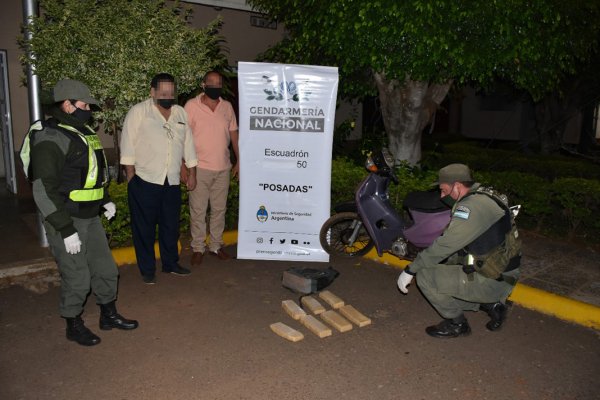 Gendarmería incautó más de 24 kilos marihuana