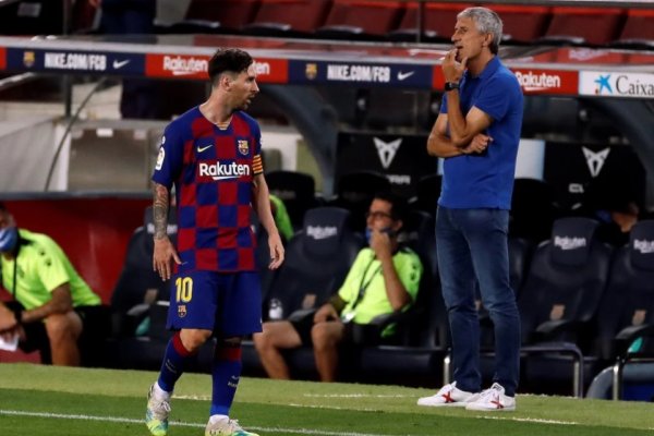 Setién a Messi: “Si no te gusta, ahí tienes la puerta”