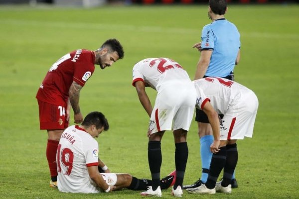 Acuña dejó la cancha por un problema muscular y preocupa a la Selección Argentina