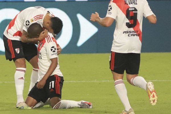 River le ganó a Central y recuperó terreno en la Copa de la Liga