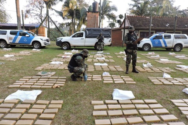 Prefectura Naval secuestró más de 2 toneladas de marihuana