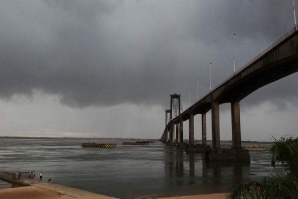 Cielo nublado en Corrientes y seguirían las lluvias hasta mañana