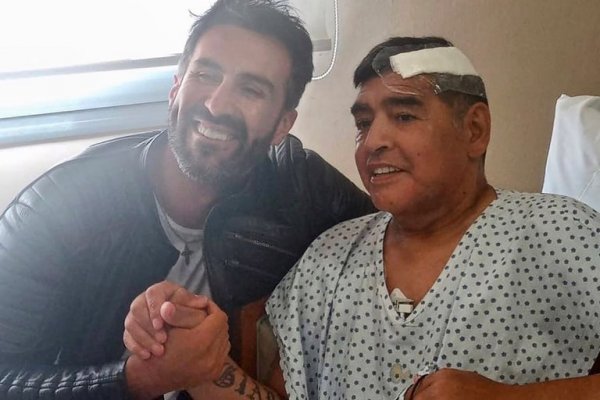 Difundieron la primera imagen de Diego Maradona luego de la operación