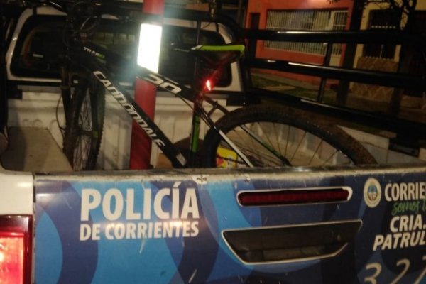 Policías recuperaron una bicicleta y dos amoladoras