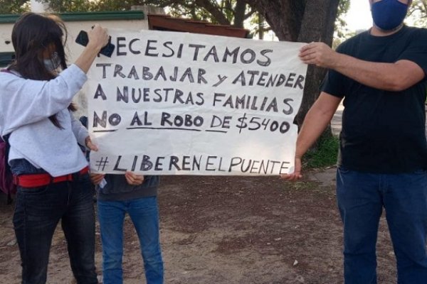 Esta tarde habrá nueva marcha por libre circulación sobre el puente interprovincial