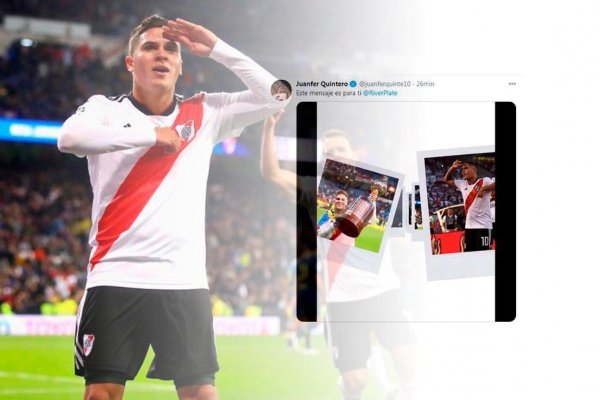 La emotiva despedida de Juanfer: “Te amo, River Plate”