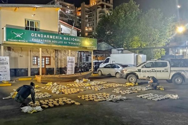 Gendarmes decomisan en Misiones más de 324 kilos de marihuana