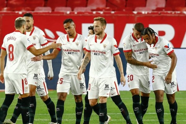 La Liga: Acuña salió lesionado en la victoria de Sevilla