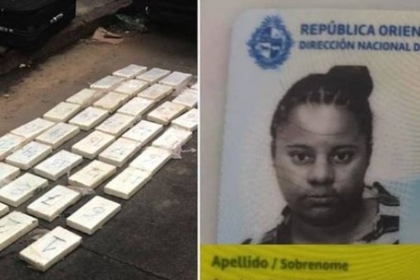 Detuvieron a la hermana de un jugador de River con 40 kilos de cocaína