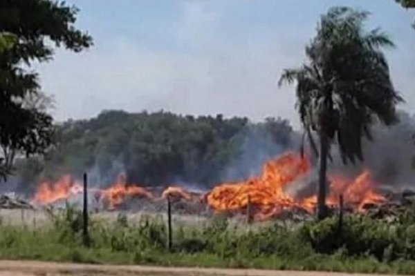 Detuvieron al dueño de un aserradero por iniciar una quema que terminó en incendio