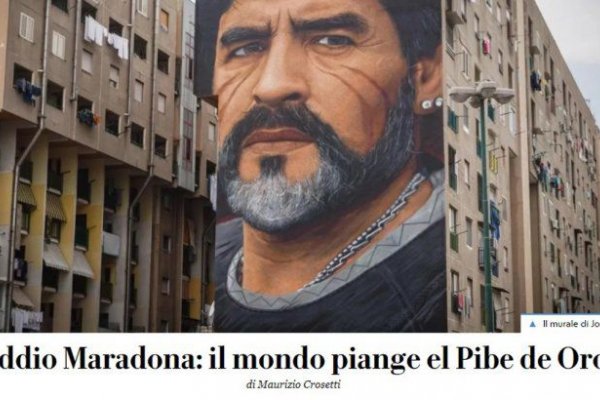 Los principales diarios del mundo se hacen eco de la muerte de Diego Maradona