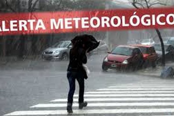 Alerta por tormentas fuertes en diez localidades