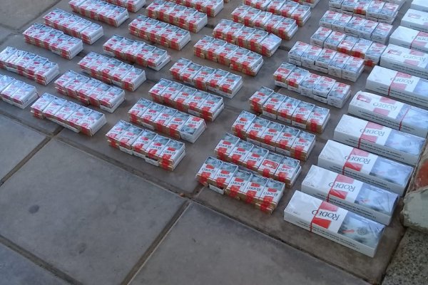 Secuestraron casi 400 atados de cigarrillos sin aval aduanero