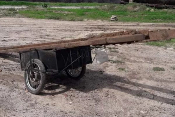 Sorprendieron a individuos en pleno robo de rieles de las vías del viejo ferrocarril Urquiza