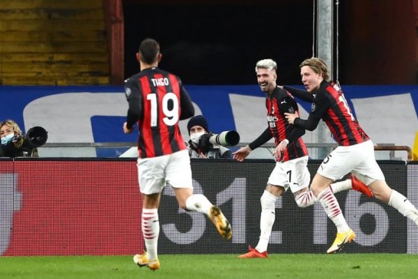 Milan se impuso ante Sampdoria y estiró la ventaja en la cima