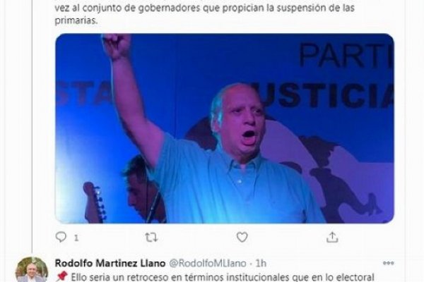 Martínez Llano apuntó contra los que pretenden eliminar las Primarias