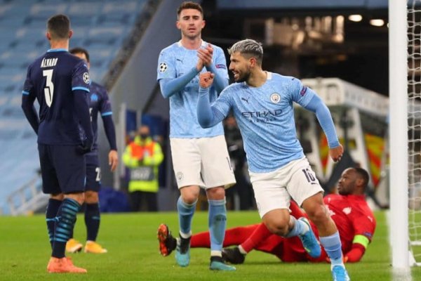 El Kun Agüero volvió con un gol tras su lesión