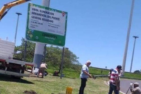 Provincia gastará casi $40 millones en luces navideñas para el puente General Belgrano