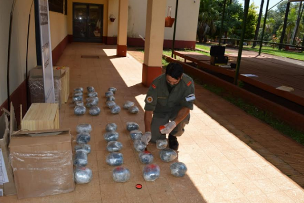 Corrientes - Misiones: Incautan más de 49 kilos de marihuana despachados en encomiendas