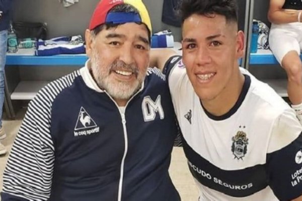 La emoción del correntino al recordar a Maradona: 