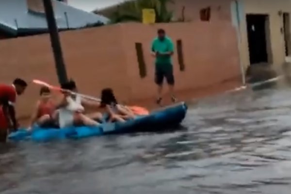 Más de 100 milímetros de lluvia caída provocó complicaciones en Goya