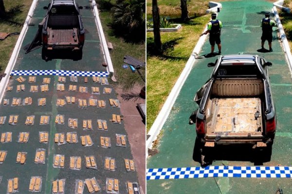 Corrientes: Incautaron millonario cargamento de droga en el límite con Entre Ríos