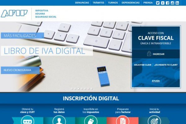 AFIP extiende beneficios para los contribuyentes