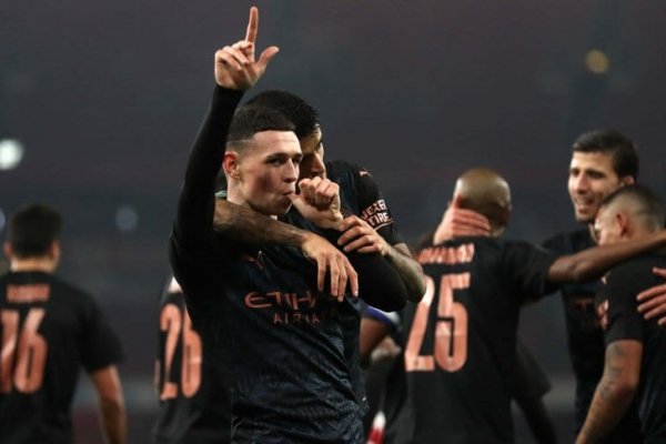 Manchester City derroto a Arsenal y se clasificó a las semifinales