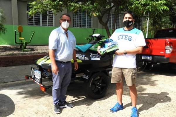 Julio Ernesto Sosa Díaz se consagró Campeón Nacional de Motos de Agua