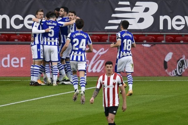 Real Sociedad se quedó con el clásico vasco ante Athletic de Bilbao