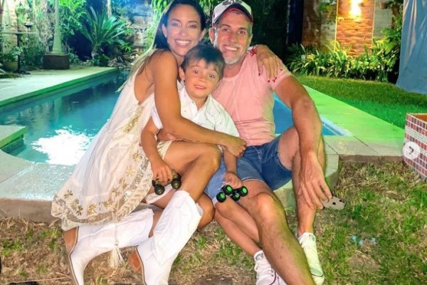 Lourdes Sánchez recibió el año nuevo en Paso de la Patria