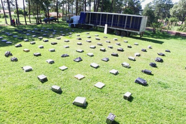 La Gendarmería decomisó más de 3 toneladas y media de marihuana