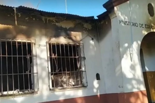 Alvear: Evalúan cómo recuperarán la Escuela 602