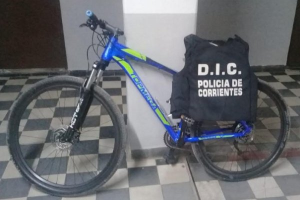 Recuperaron una bicicleta de alta gama robada