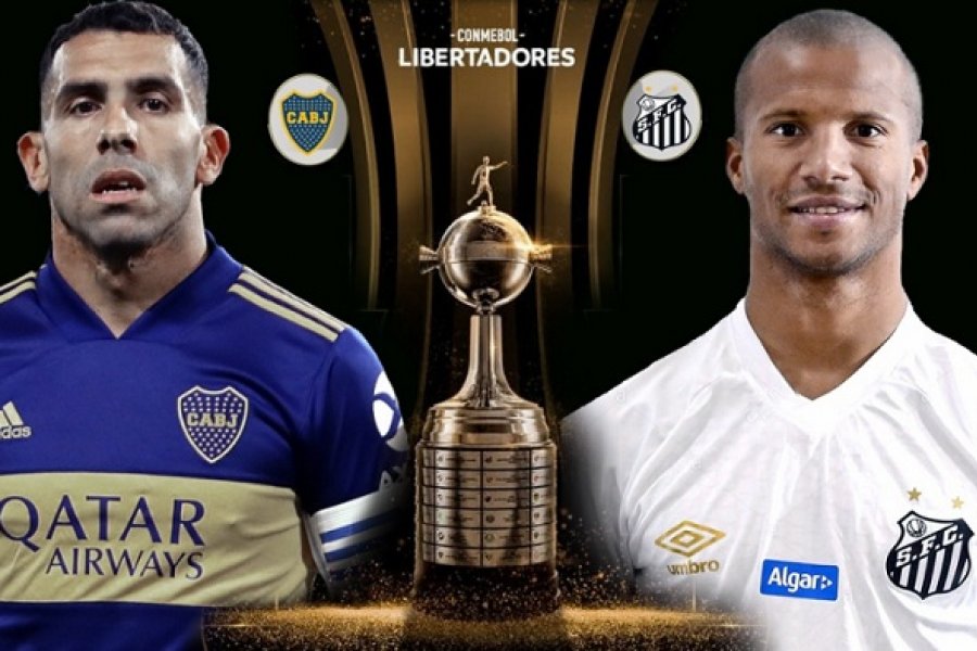 Boca recibe a Santos por la primera semifinal de la Copa Libertadores