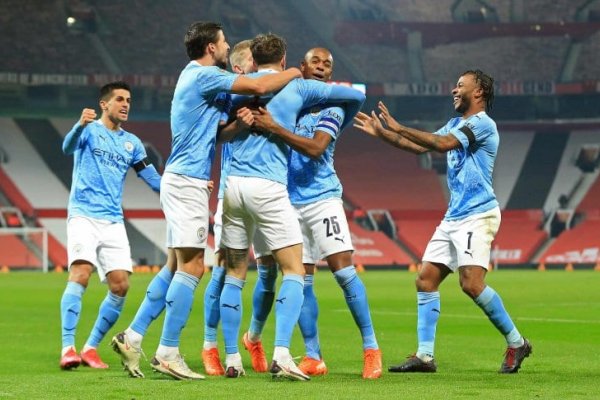 Sin Agüero, el City ganó el clásico y se metió en la final de la Copa de la Liga