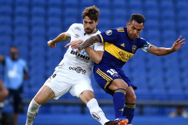 Boca y Santos, sin diferencias en la semifinal de ida de la Copa Libertadores