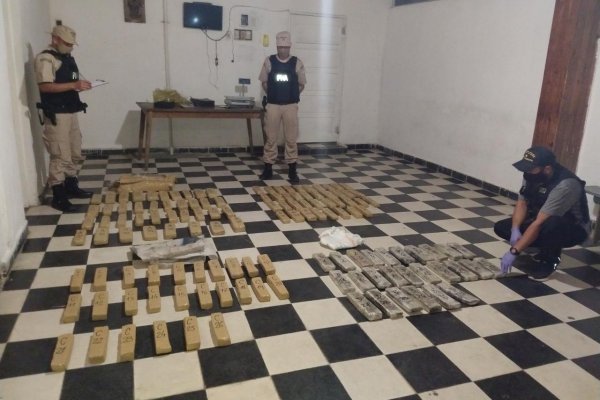 Prefectura secuestró casi 75 kilos de marihuana en Itatí