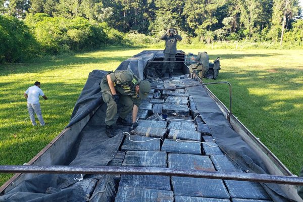 Detuvieron un camión que transportaba más de 5 mil kilos de marihuana